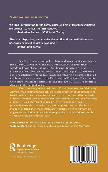 Produktbild: The Government And Politics Of Israel