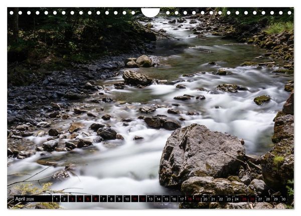 Produktbild: Breitachklamm im Wandel der Jahreszeiten (Wandkalender 2026 DIN A4 quer), CALVENDO Monatskalender