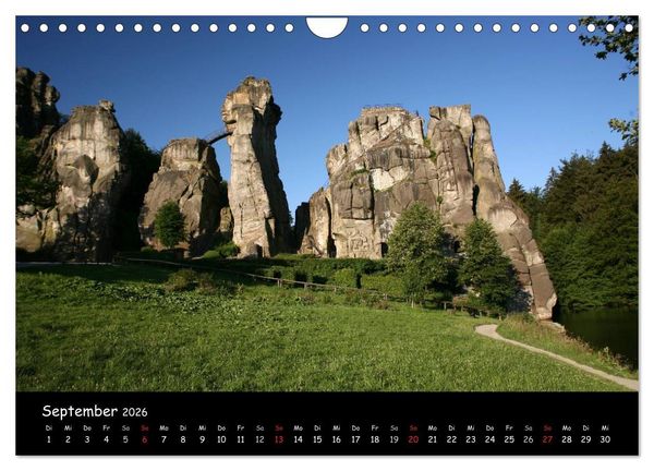 Produktbild: Die Externsteine (Wandkalender 2026 DIN A4 quer), CALVENDO Monatskalender