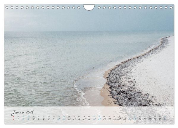 Produktbild: Sehnsucht Meer - Poesie der Stille (Wandkalender 2026 DIN A4 quer), CALVENDO Monatskalender