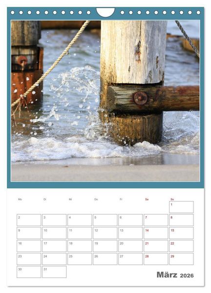 Produktbild: Pur maritim (Wandkalender 2026 DIN A4 hoch), CALVENDO Monatskalender