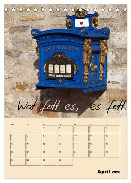 Produktbild: K&ouml;lsches Grundgesetz (Tischkalender 2026 DIN A5 hoch), CALVENDO Monatskalender