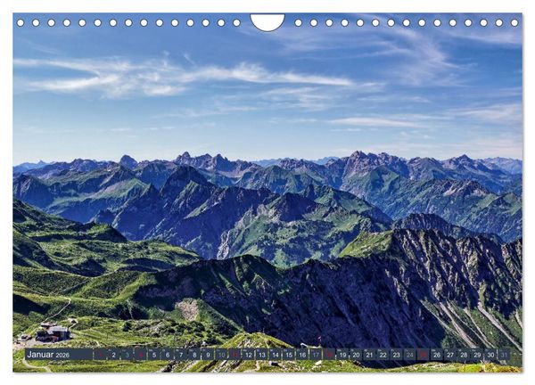 Produktbild: Allg&auml;uer Bergidyll (Wandkalender 2026 DIN A4 quer), CALVENDO Monatskalender
