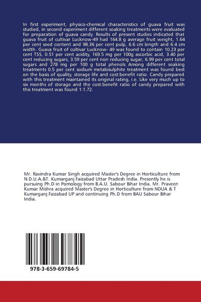 Produktbild: Osmotic Dehydration of Guava (Psidium guajava L.)