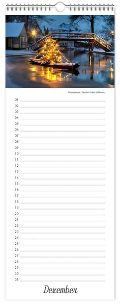 Produktbild: Kalender Geburtstagskalender Spreewald