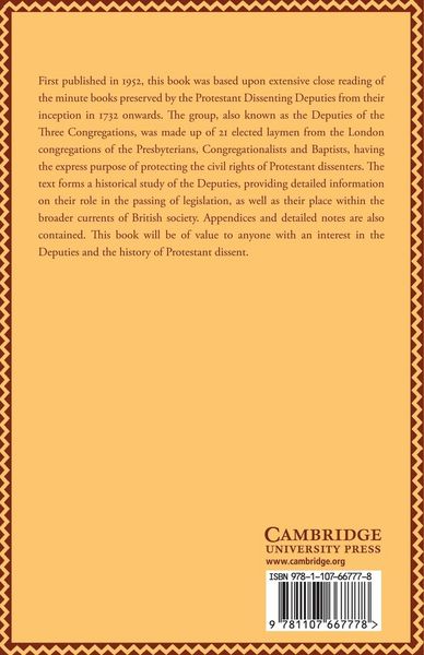 Produktbild: The Protestant Dissenting Deputies