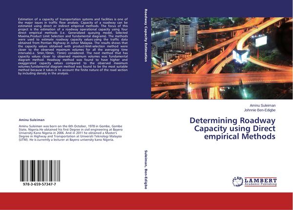 Produktbild: Determining Roadway Capacity using Direct empirical Methods