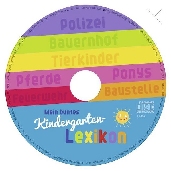Produktbild: Steckelmann, P: Mein buntes Kindergartenlexikon mit CD