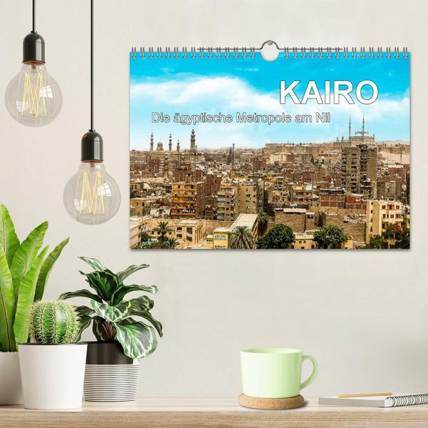 Produktbild: KAIRO Die &auml;gyptische Metropole am Nil (Wandkalender 2026 DIN A4 quer), CALVENDO Monatskalender