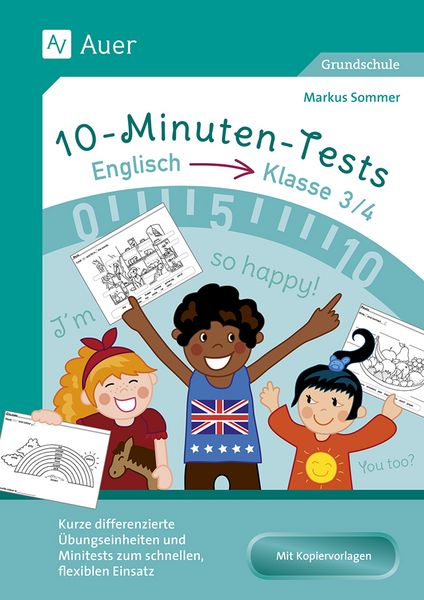 Produktbild: 10-Minuten-Tests Englisch - Klasse 3/4