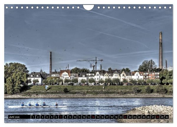 Produktbild: Duisburg am Rhein - R(h)einblicke (Wandkalender 2026 DIN A4 quer), CALVENDO Monatskalender