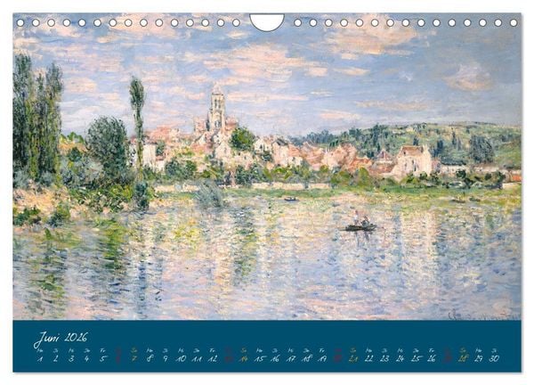 Produktbild: Typisch Monet (Wandkalender 2026 DIN A4 quer), CALVENDO Monatskalender