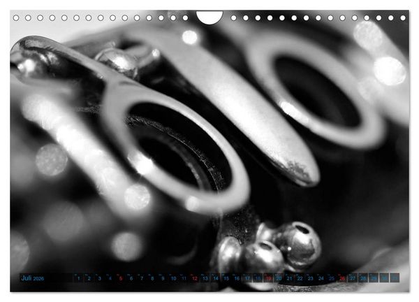 Produktbild: Klarinette - close up (Wandkalender 2026 DIN A4 quer), CALVENDO Monatskalender
