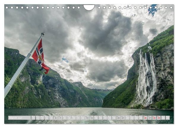Produktbild: Norway / UK-Version (Wall Calendar 2027 DIN A4 landscape), CALVENDO 12 Month Wall Calendar