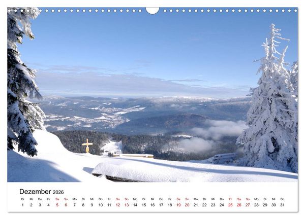 Produktbild: Gipfelkreuze im B&ouml;hmerwald (Wandkalender 2026 DIN A3 quer), CALVENDO Monatskalender