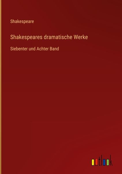 Produktbild: Shakespeares dramatische Werke