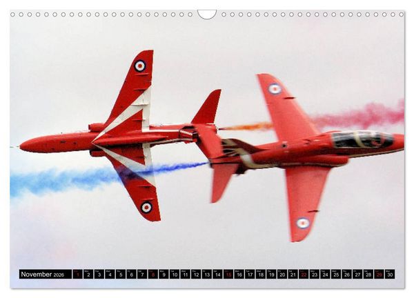 Produktbild: Royal Air Force The Red Arrows Formation Team (Wall Calendar 2026 DIN A3 landscape), CALVENDO 12 Month Wall Calendar