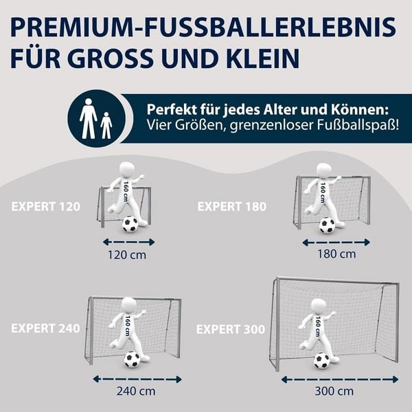 Produktbild: Fu&szlig;balltor Expert 180