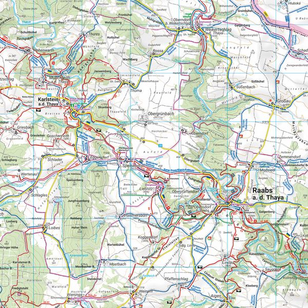 Produktbild: freytag & berndt Wanderkarte WK 0075 N&ouml;rdliches Waldviertel, Gm&uuml;nd - Heidenreichstein - Waidhofen a.d. Thaya - Raabs a.d. Thaya 1:50.000