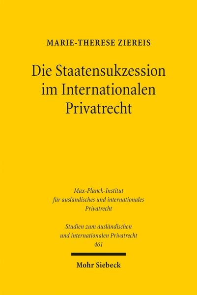 Produktbild: Die Staatensukzession im Internationalen Privatrecht