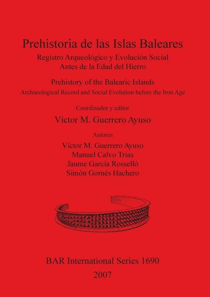 Produktbild: Prehistoria de las Islas Baleares / Prehistory of the Balearic Islands