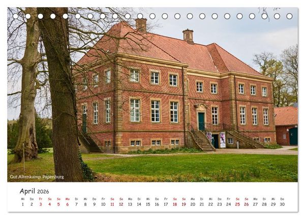 Produktbild: Emsland Impressionen (Tischkalender 2026 DIN A5 quer), CALVENDO Monatskalender