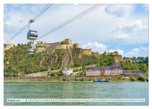 Produktbild: Koblenz Stadtansichten (Wandkalender 2026 DIN A2 quer), CALVENDO Monatskalender