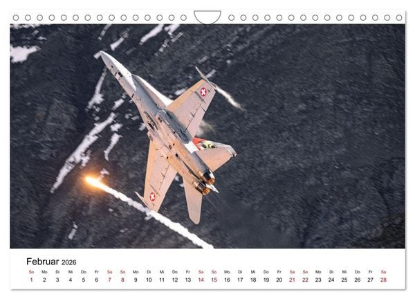 Produktbild: Fliegertr&auml;ume: 12 Monate, 12 Flugzeuge (Wandkalender 2026 DIN A4 quer), CALVENDO Monatskalender