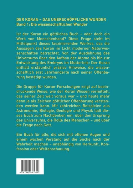 Produktbild: Der Koran &ndash; Das unersch&ouml;pfliche Wunder