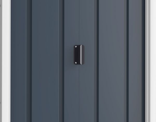 Produktbild: Metall Ger&auml;tehaus 202x113 Gartenhaus Schiebet&uuml;ren