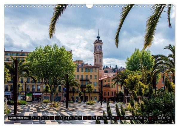Produktbild: Riviera und Mehr - Nizza, Cannes, San Remo, Monaco (Wandkalender 2026 DIN A3 quer), CALVENDO Monatskalender