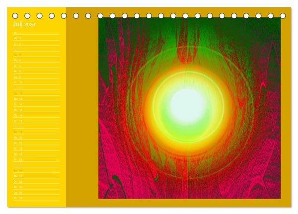 Produktbild: Licht-Portale 2026 (Tischkalender 2026 DIN A5 quer), CALVENDO Monatskalender