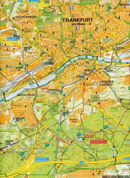 Produktbild: Frankfurt am Main und westlicher Main-Kinzig-Kreis. Radfahren 1 : 30 000