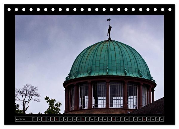 Produktbild: Karlsruhe Tag und Nacht (Tischkalender 2026 DIN A5 quer), CALVENDO Monatskalender