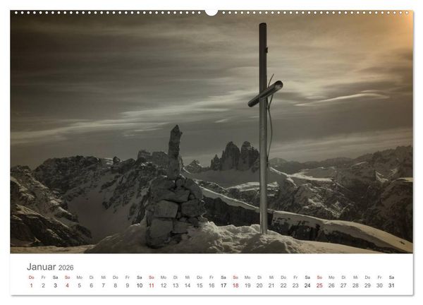 Produktbild: Drei Zinnen - S&uuml;dtirols Wahrzeichen (Wandkalender 2026 DIN A2 quer), CALVENDO Monatskalender