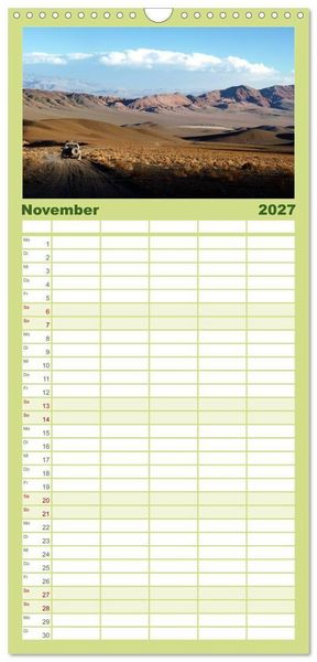 Produktbild: Familienplaner 2027 - Per&uacute;. Impressionen mit 5 Spalten (Wandkalender, 21 x 45 cm) CALVENDO