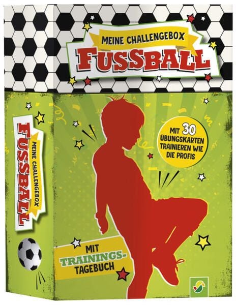 Meine Challengebox Fußball - Für Kinder ab 6 Jahren, Gebundene Ausgabe von Sabine Janatschek, Schwager & Steinlein, 978-3-8499-3997-7