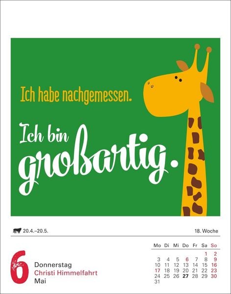 Produktbild: Lange Rede kurzer Gin Tagesabrei&szlig;kalender 2027 - Der Spr&uuml;che-Kalender