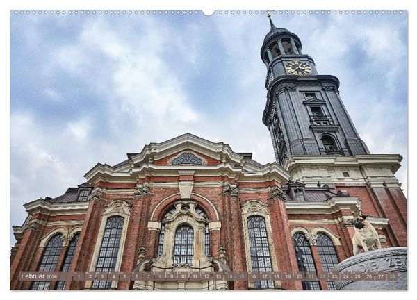 Produktbild: Hamburg - Stadt der M&ouml;pse (hochwertiger Premium Wandkalender 2026 DIN A2 quer), Kunstdruck in Hochglanz