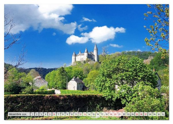 Produktbild: Circuit en Belgique (Calendrier de bureau 2026 DIN A5 vertical), CALVENDO calendrier mensuel