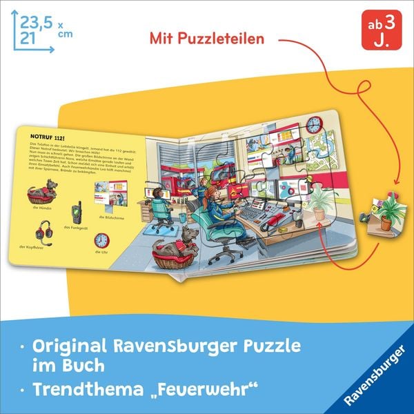 Produktbild: Ravensburger&reg; Puzzle-Buch: Feuerwehr