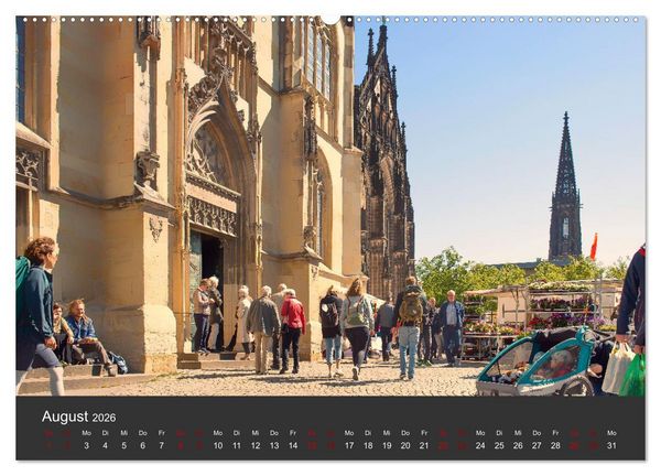 Produktbild: Abenteuer M&uuml;nster - Echt jovel! (hochwertiger Premium Wandkalender 2026 DIN A2 quer), Kunstdruck in Hochglanz