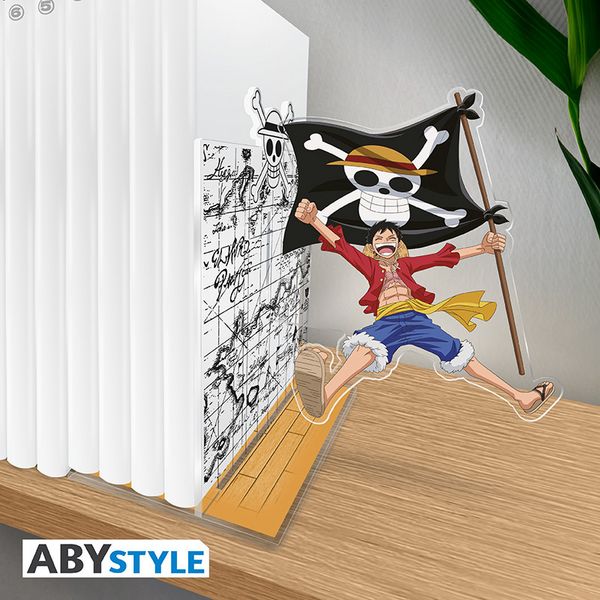 Produktbild: ONE PIECE - Acryl&reg; Bookend - Luffy with his flag
