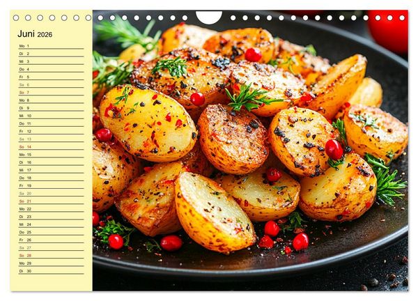 Produktbild: Herzhafte Kartoffeln. Leckeres aus der Super-Knolle (Wandkalender 2026 DIN A4 quer), CALVENDO Monatskalender