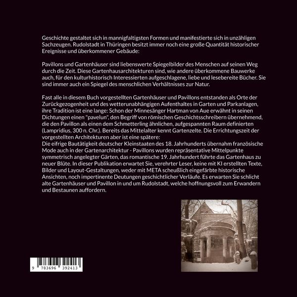 Produktbild: Alte Gartenh&auml;user und Pavillons in und um Rudolstadt