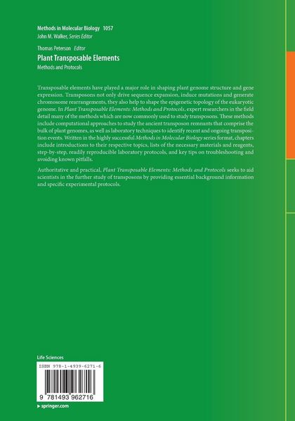 Produktbild: Plant Transposable Elements