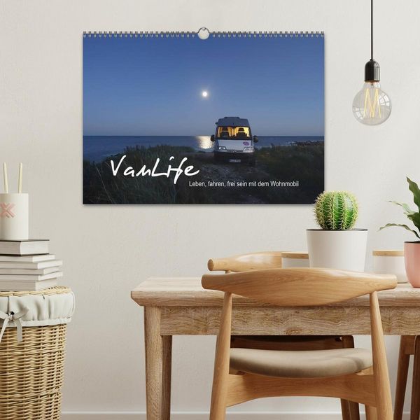 Produktbild: Vanlife - Leben, fahren, frei sein mit dem Wohnmobil (Wandkalender 2026 DIN A3 quer), CALVENDO Monatskalender