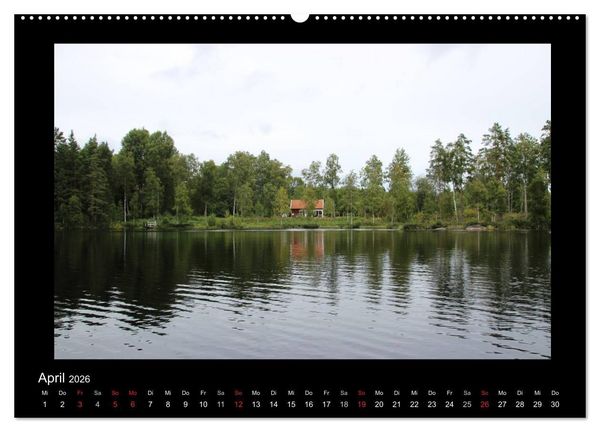 Produktbild: Schweden 2026 (hochwertiger Premium Wandkalender 2026 DIN A2 quer), Kunstdruck in Hochglanz