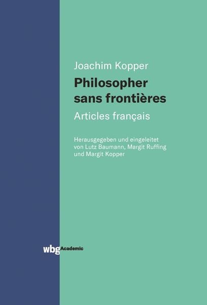 Produktbild: Philosopher sans fronti&egrave;res - Articles fran&ccedil;ais