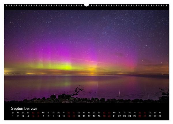 Produktbild: Naturwunder Norddeutschlands (hochwertiger Premium Wandkalender 2026 DIN A2 quer), Kunstdruck in Hochglanz